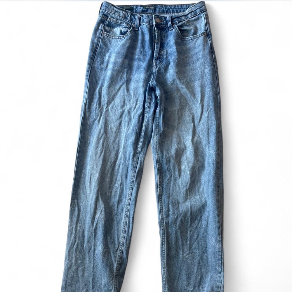 Women’s Denim Bow Patterned Jeans